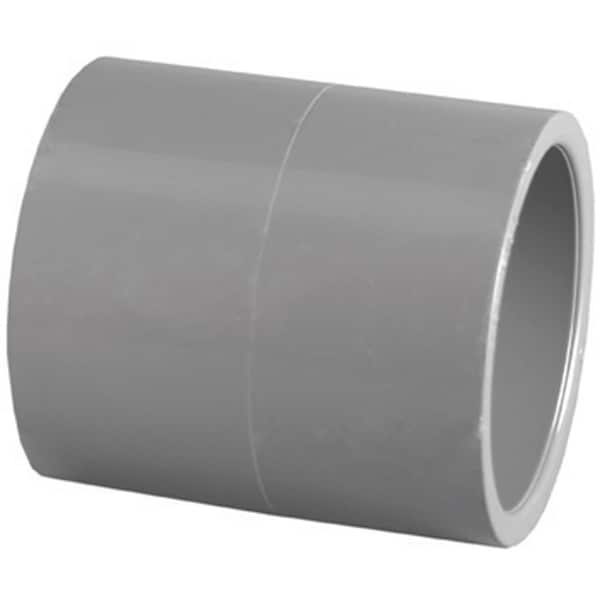 Charlotte Pipe And Foundry Charlotte Pipe Schedule 80 1/2 in. Slip X 1/2 in. D Slip PVC Coupling 1 pk PVC 08100 1000 - main